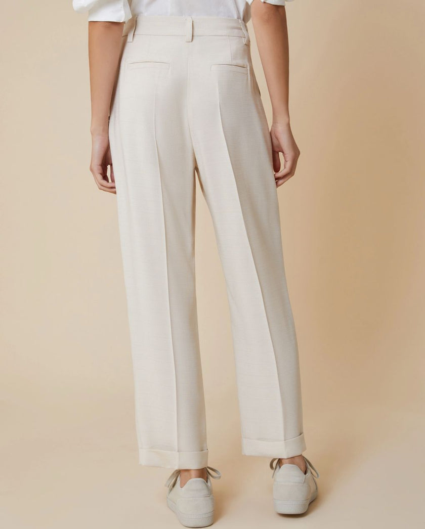 Pantalone Carrot con Doppia Pence