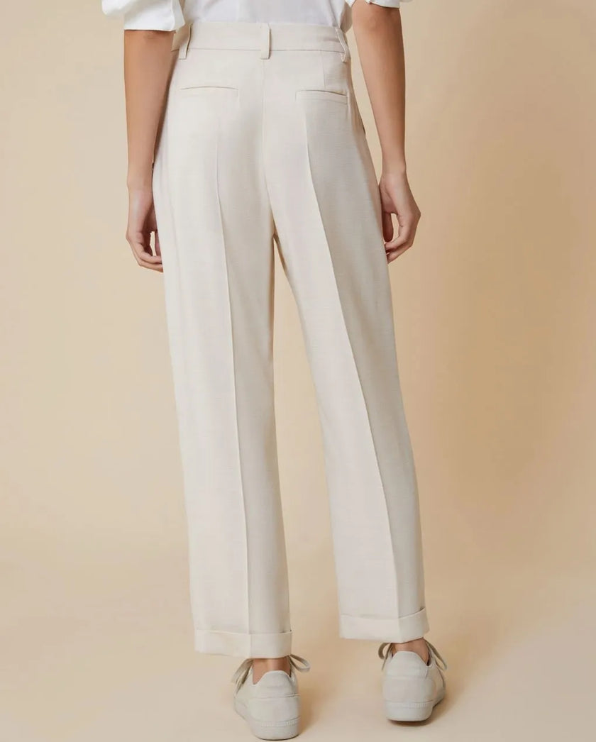 Pantalone Carrot con Doppia Pence
