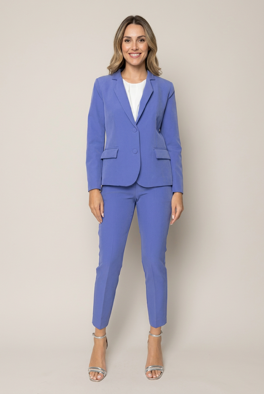Tailleur GE020T indossato da modella snella