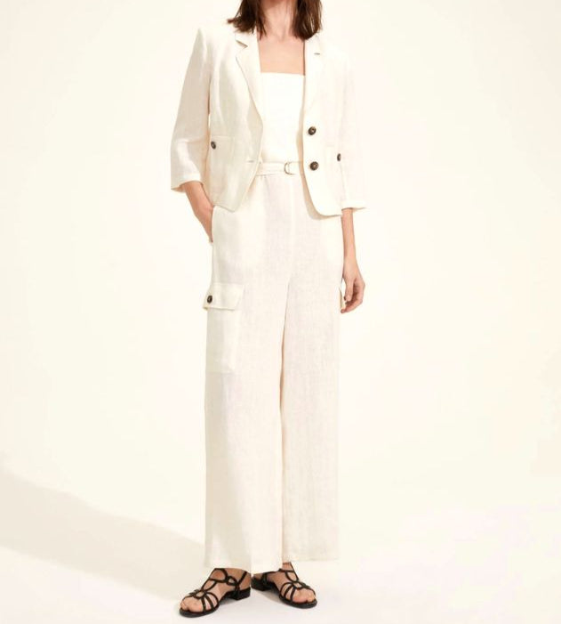 Giacca Corta Doppio Bottone in Lino EMME MARELLA