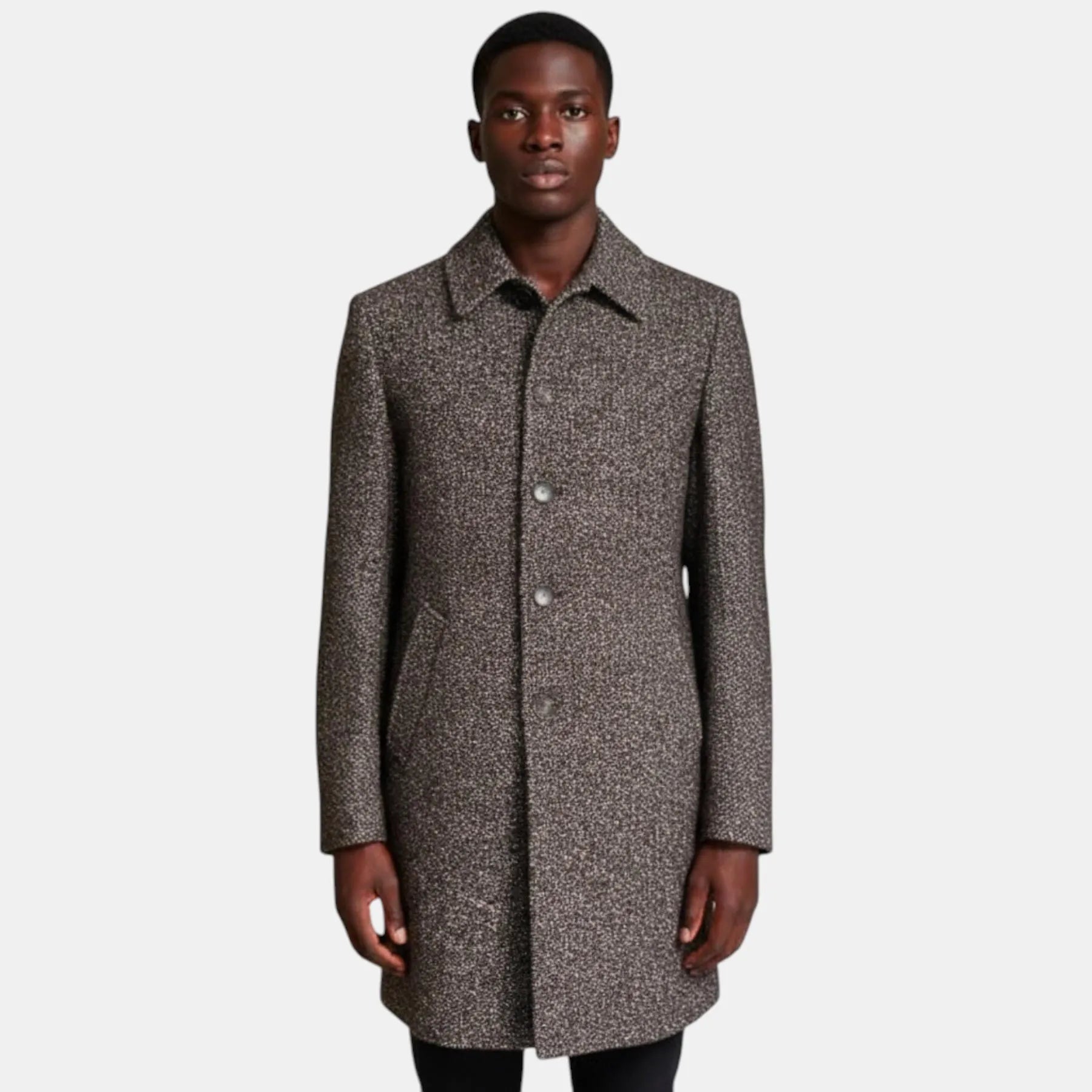 Cappotto sartoriale 252832 MONOPETTO Fantasia