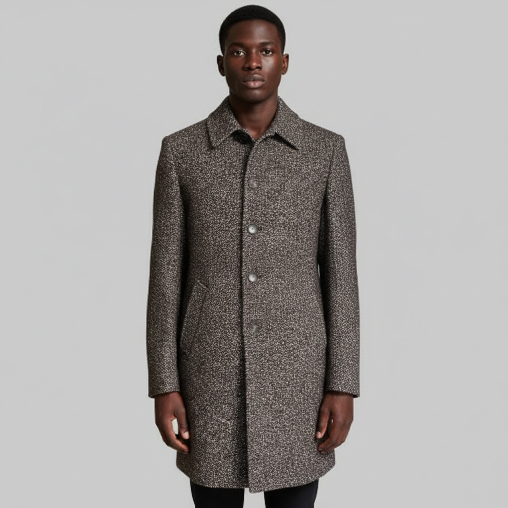 Cappotto sartoriale 252832 MONOPETTO Fantasia