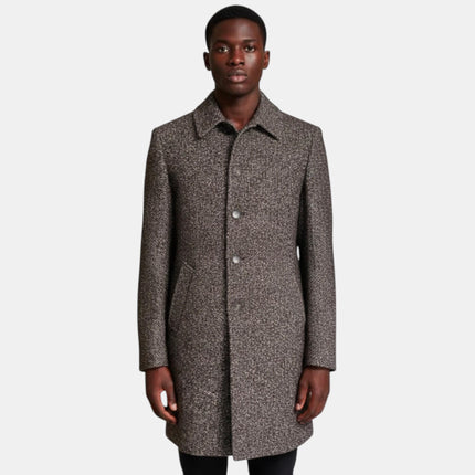 Cappotto sartoriale 252832 MONOPETTO Fantasia