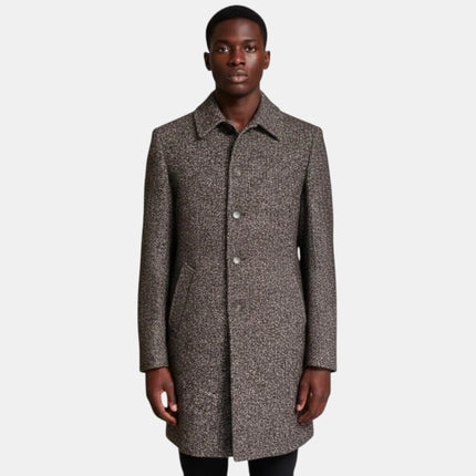 Cappotto sartoriale 252832 MONOPETTO Fantasia