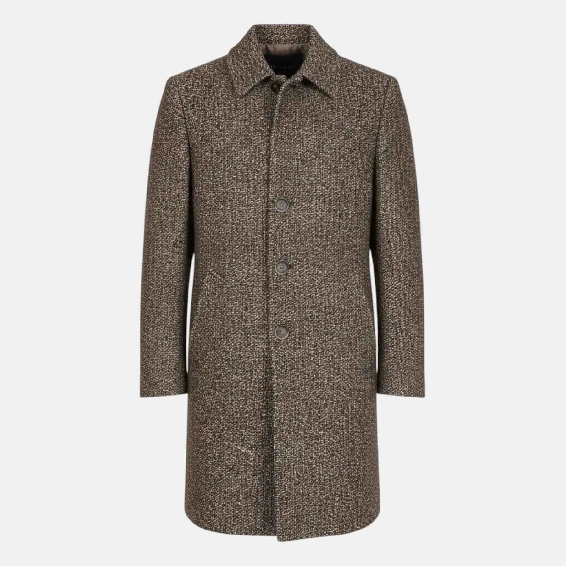 Cappotto sartoriale 252832 MONOPETTO Fantasia
