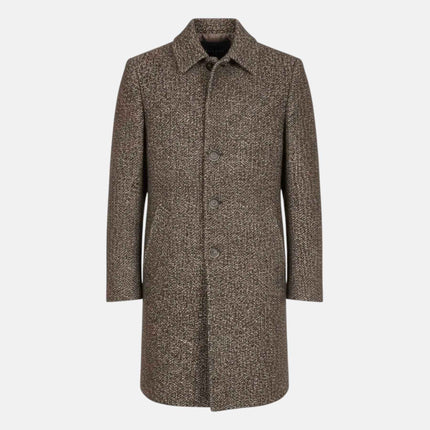 Cappotto sartoriale 252832 MONOPETTO Fantasia