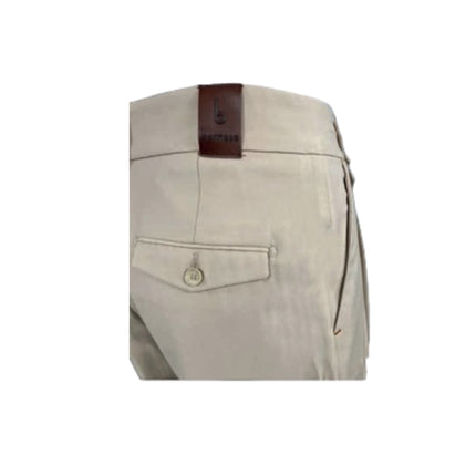 Pantalone Uomo Bustino Alto con Bottoni e Pences