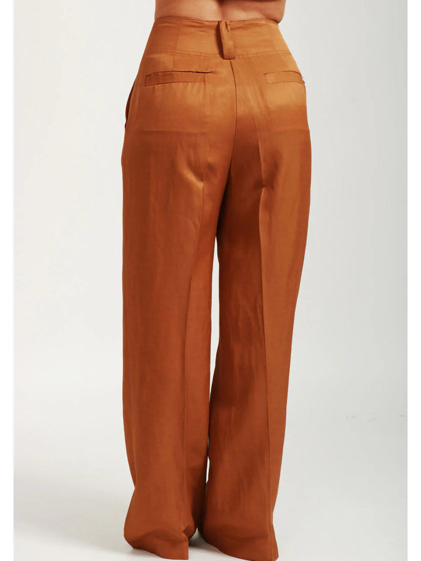 Pantalone a Vita Alta con Spacchi al Fondo HAPPY25