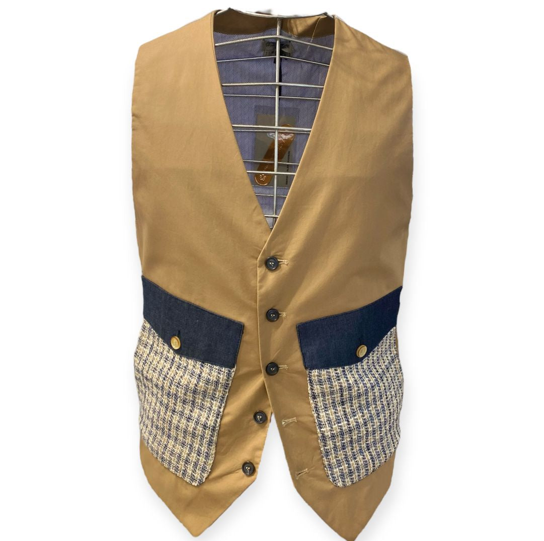 Gilet con tasche ampie a fantasia ALESSANDRINI