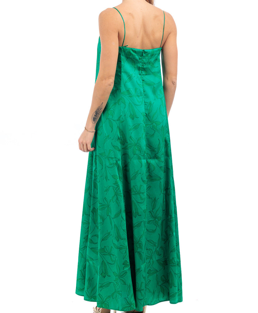 Abito Lungo a Fantasia con Bretelle Sottili EMME MARELLA