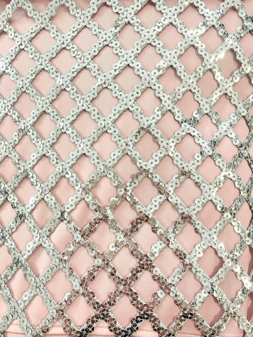 Top a Canotta a Rete con Paillettes EMME MARELLA