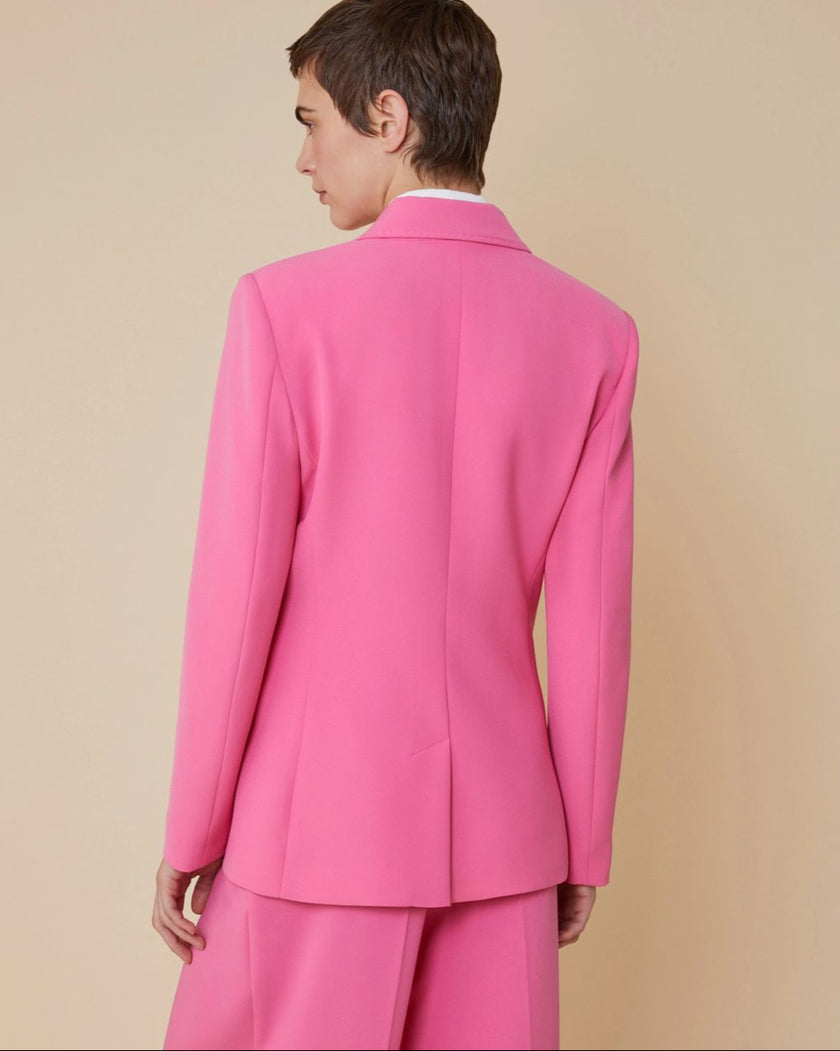 Giacca Doppio Petto in Cady con Rever a Lancia e Tasche a Pattina PENNYBLACK