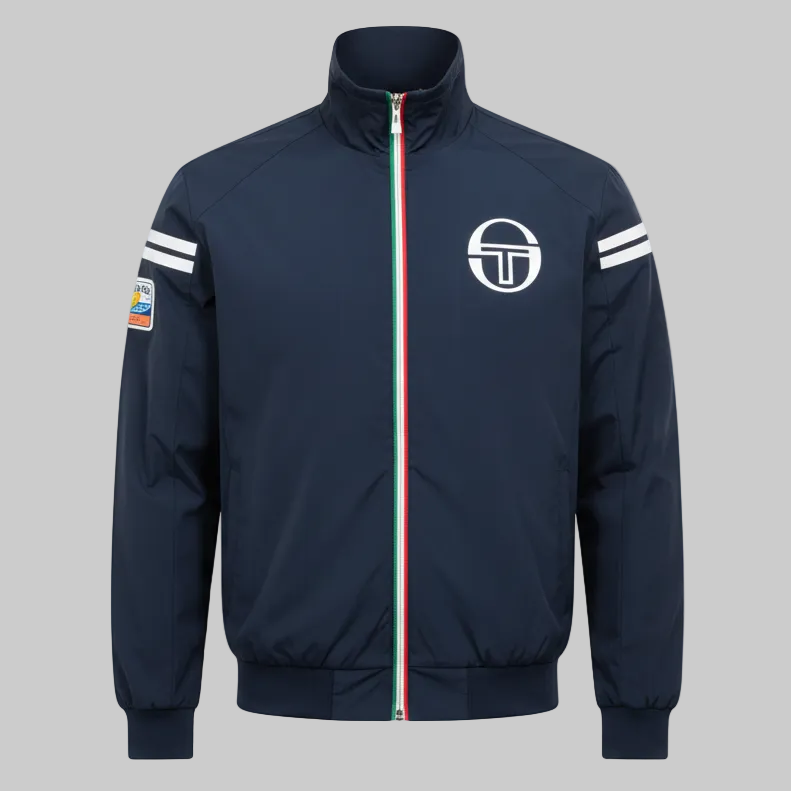 Giubbotto 37538 Uomo Modello Felpa Zip Tricolore