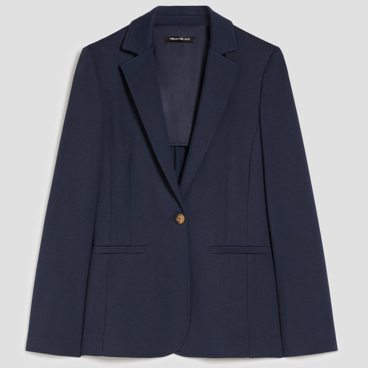 Giacca basic slim fit con un bottone