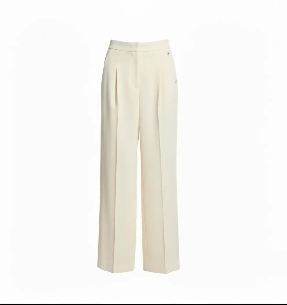 Pantaloni Gabardine di cotone stretch