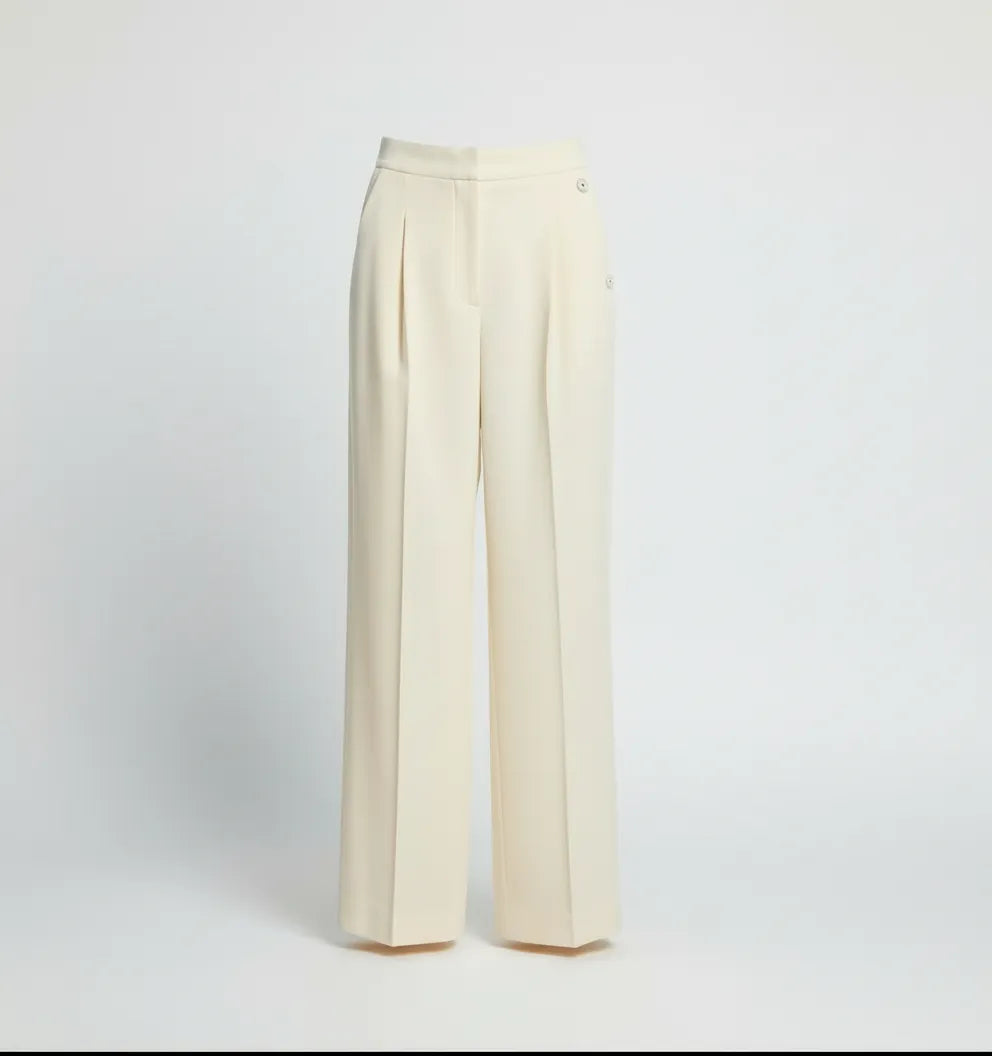 Pantaloni Gabardine di cotone stretch
