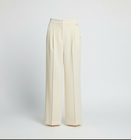 Pantaloni Gabardine di cotone stretch