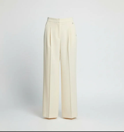 Pantaloni Gabardine di cotone stretch