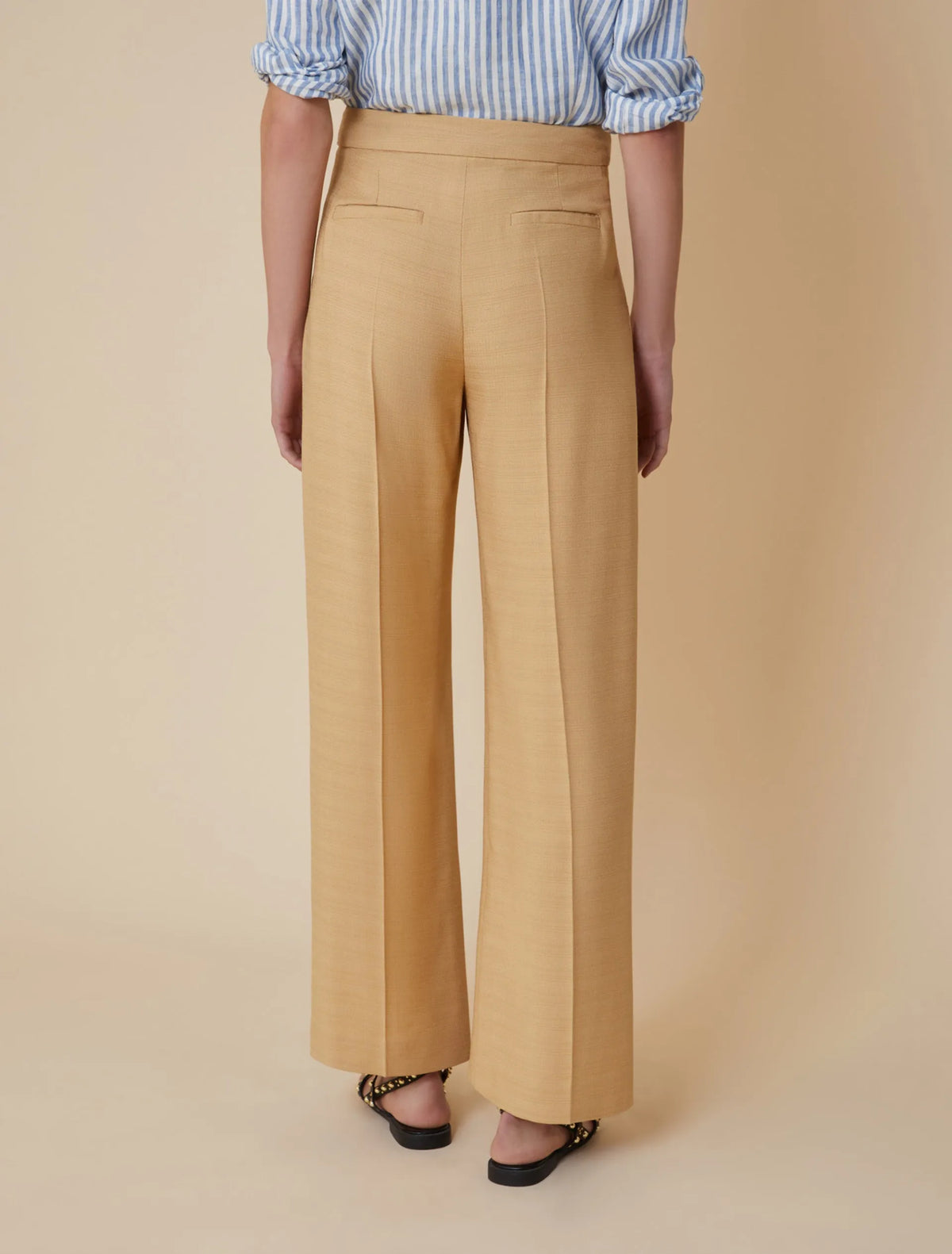 Pantaloni T/Filo a Palazzo con Vita Regolare PENNYBLACK