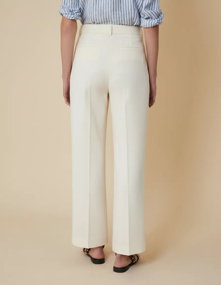 Pantaloni Gabardine di cotone stretch