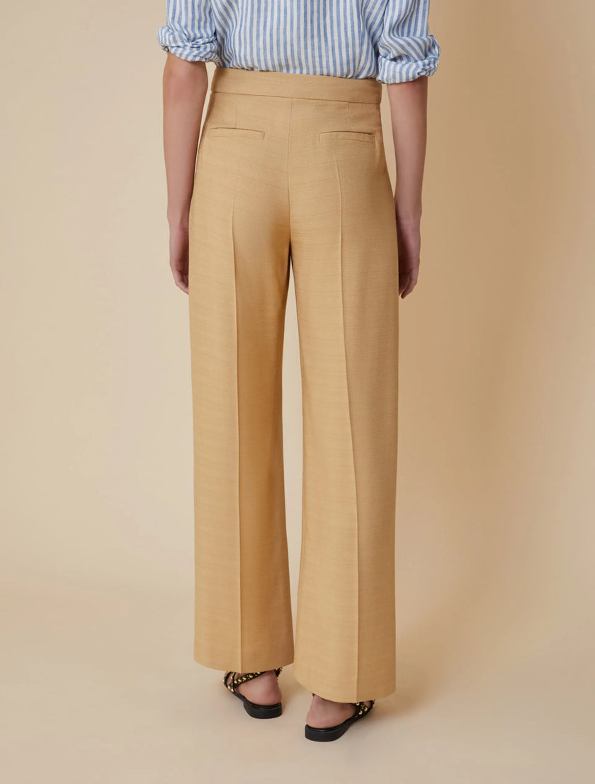 Pantaloni T/Filo a Palazzo con Vita Regolare PENNYBLACK