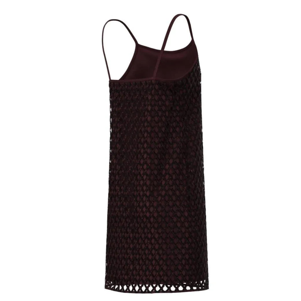 Abito corto a rete con strass e bretelline EMME MARELLA