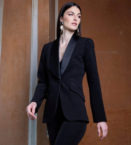 GIACCA STATALE CON STRASS