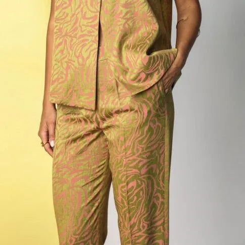Pantalone con Tasca Francese a Fantasia TOLERANCE