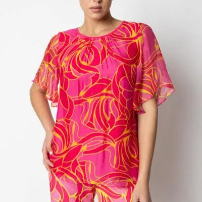 Blusa a Fantasia con Manica 3/4 GIULIA VALLI