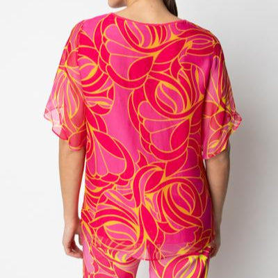 Blusa a Fantasia con Manica 3/4 GIULIA VALLI