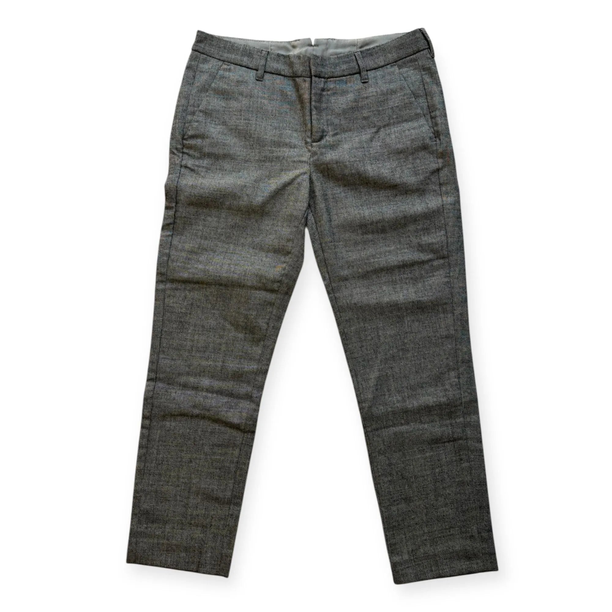 Pantalone motivo melange con tasche a filo WHITE SIVIGLIA