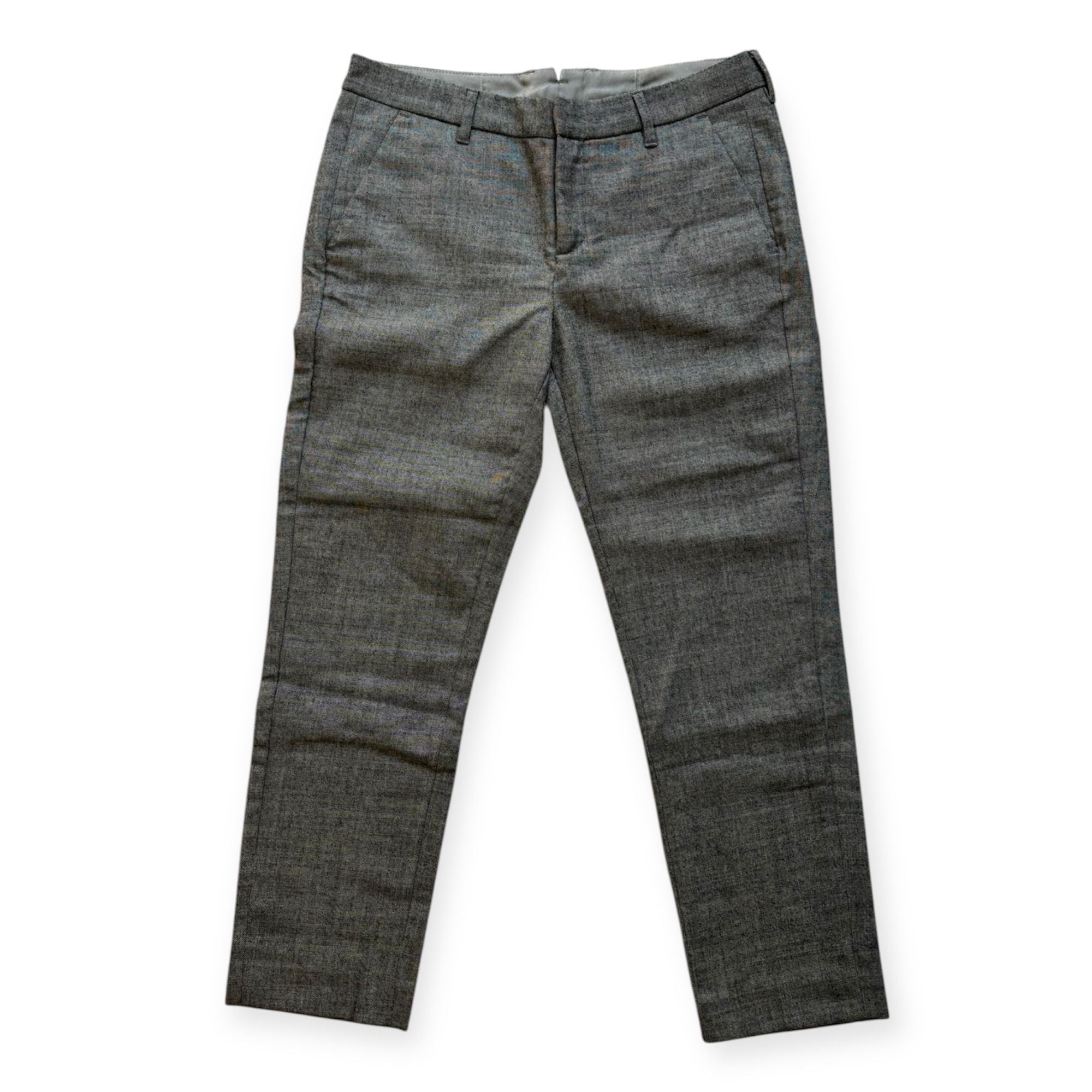 Pantalone motivo melange con tasche a filo WHITE SIVIGLIA