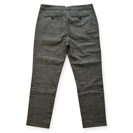 Pantalone motivo melange con tasche a filo WHITE SIVIGLIA