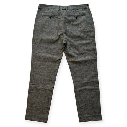 Pantalone motivo melange con tasche a filo WHITE SIVIGLIA