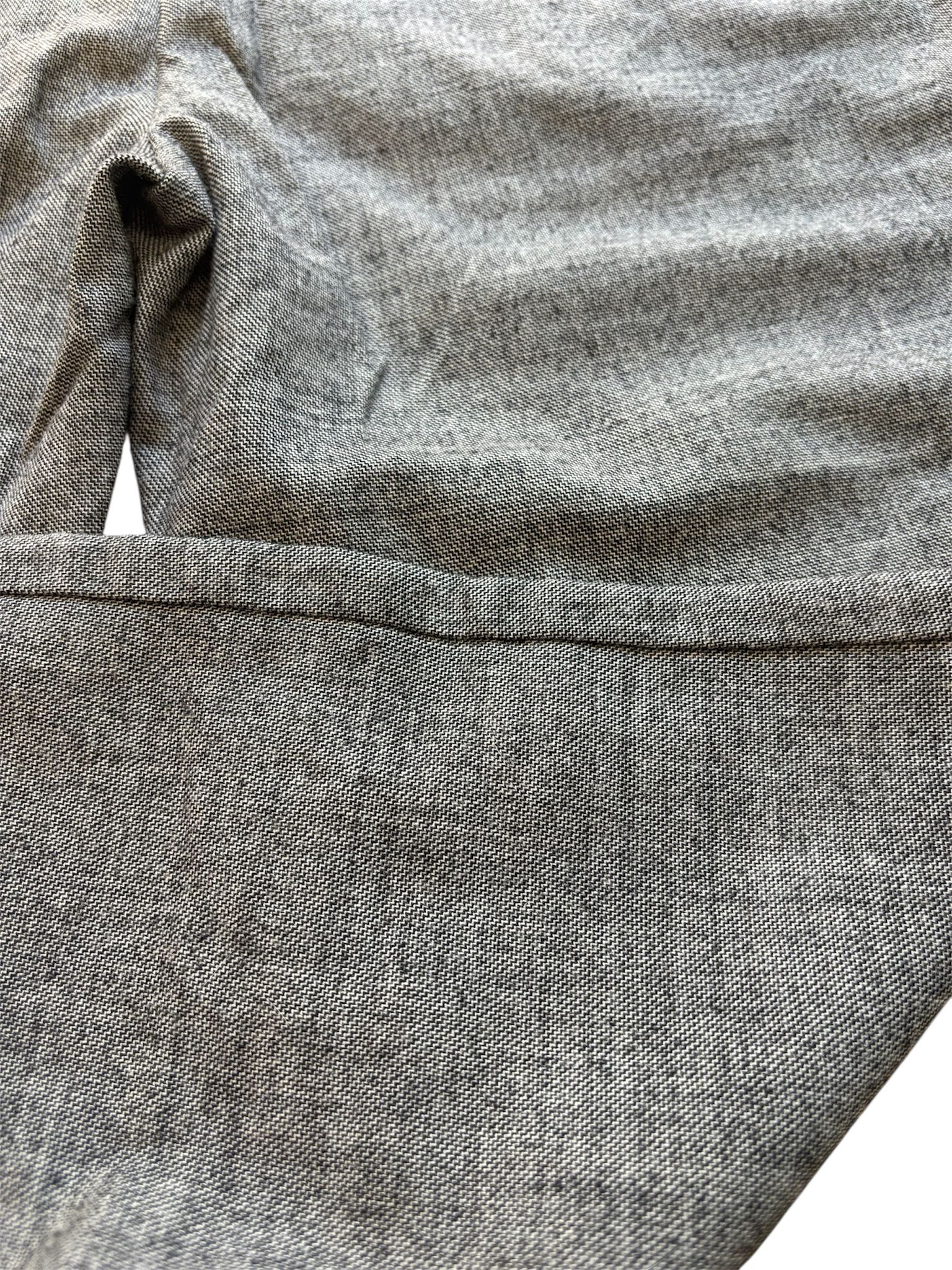 Pantalone motivo melange con tasche a filo WHITE SIVIGLIA