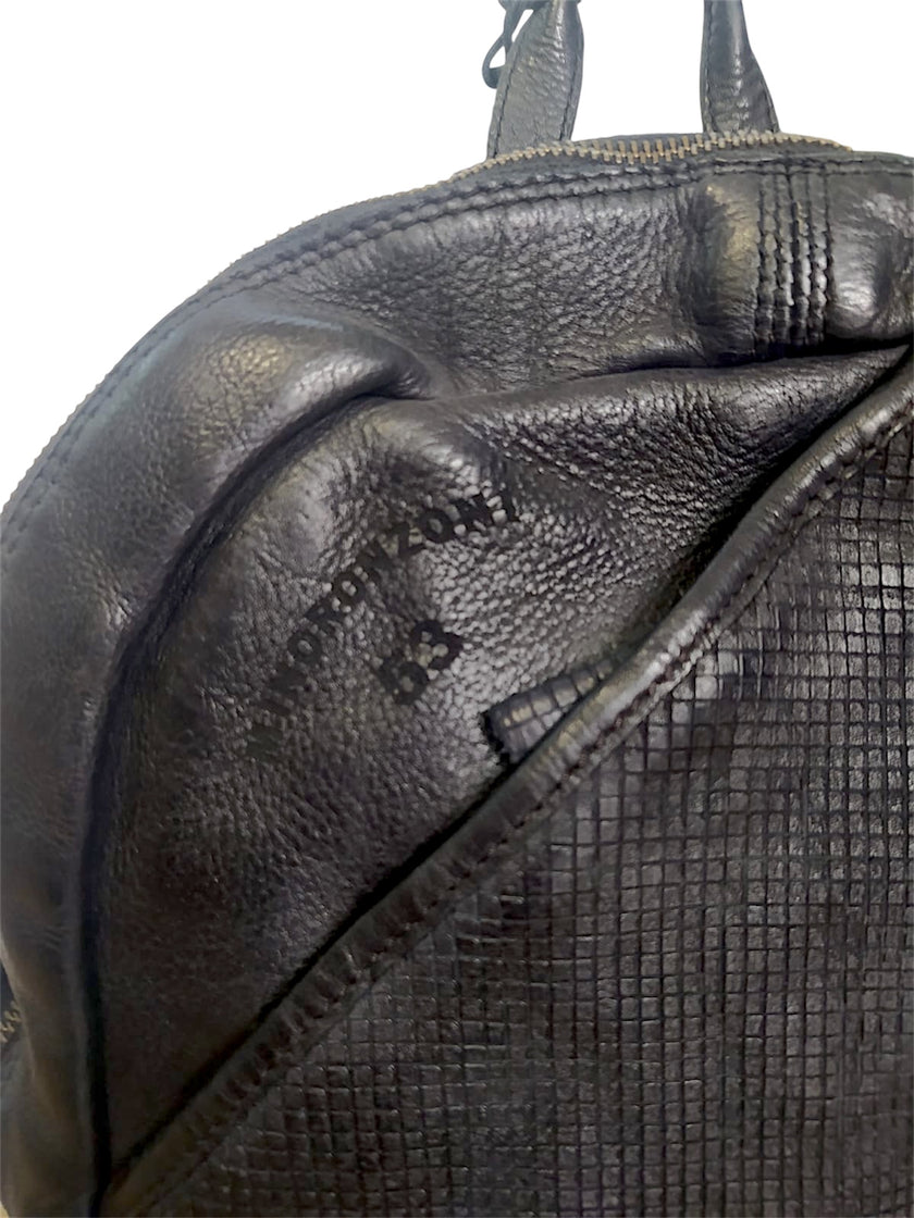 Zaino in Vera Pelle Cuoio Laserato