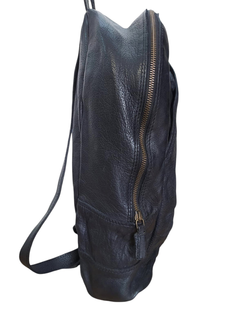 Zaino in Vera Pelle Cuoio Laserato