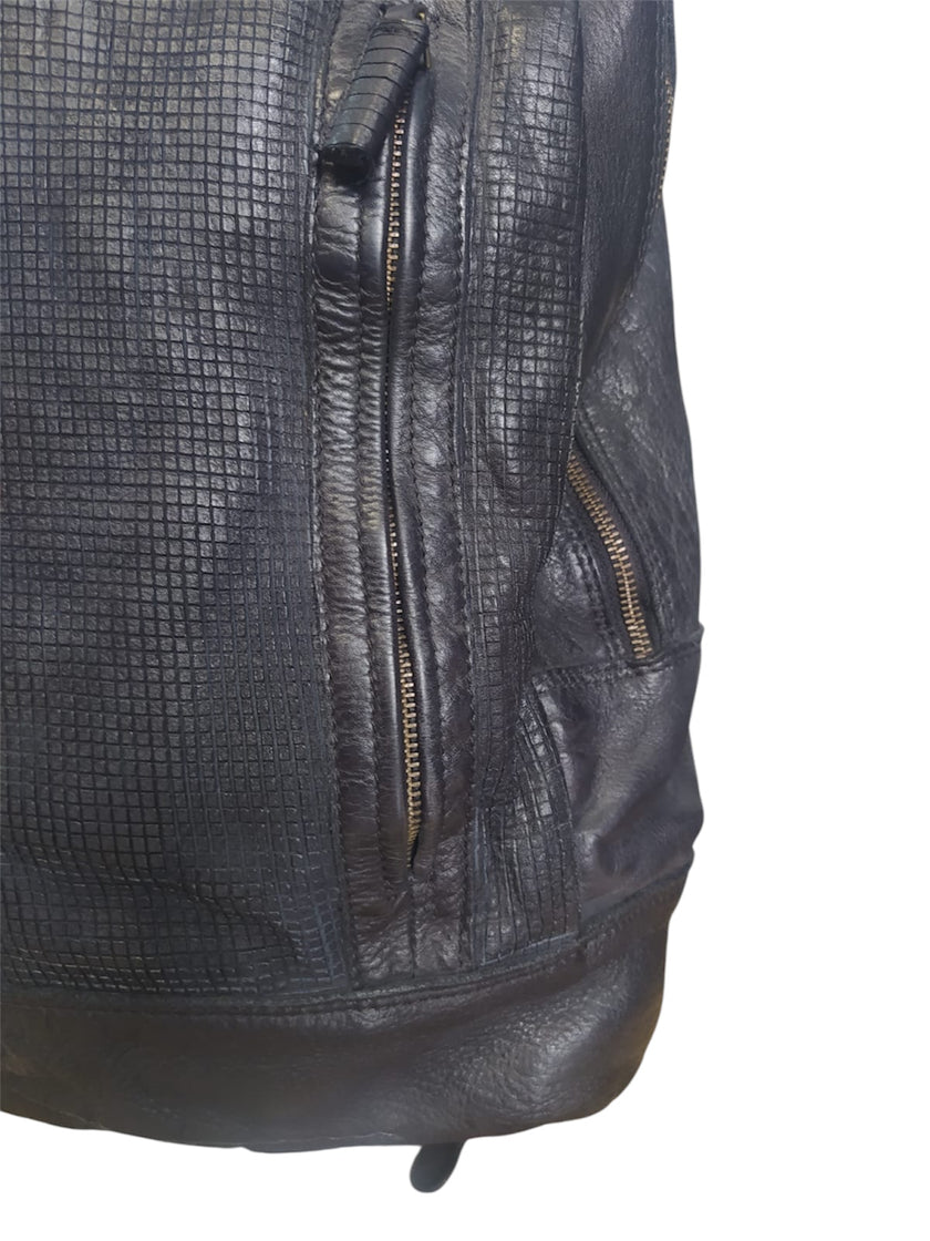 Zaino in Vera Pelle Cuoio Laserato