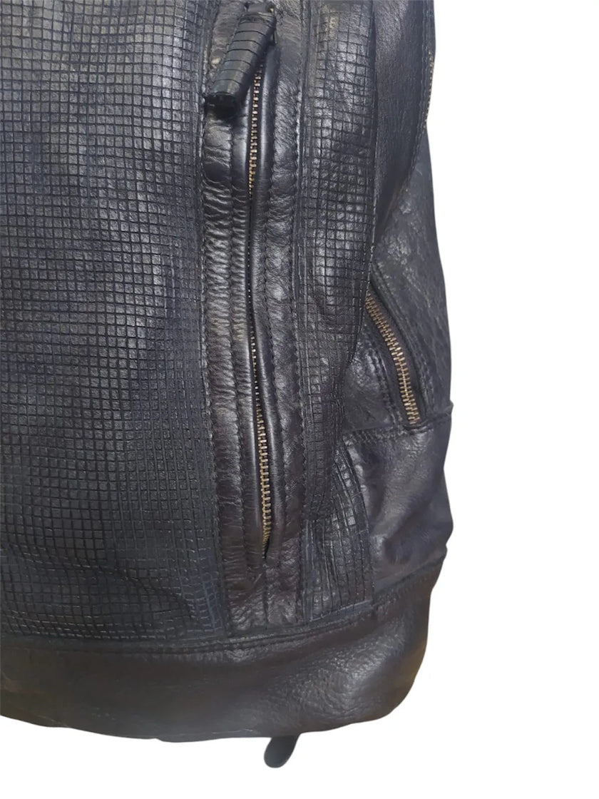 Zaino in Vera Pelle Cuoio Laserato