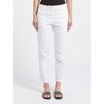 Pantalone chino in gabardine di cotone stretch