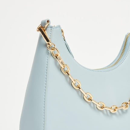 Borsa modello hobo in eco-pelle