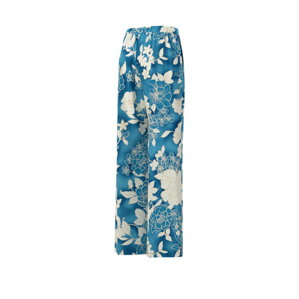 Pantalone DISTANT in twill fluido a fantasia